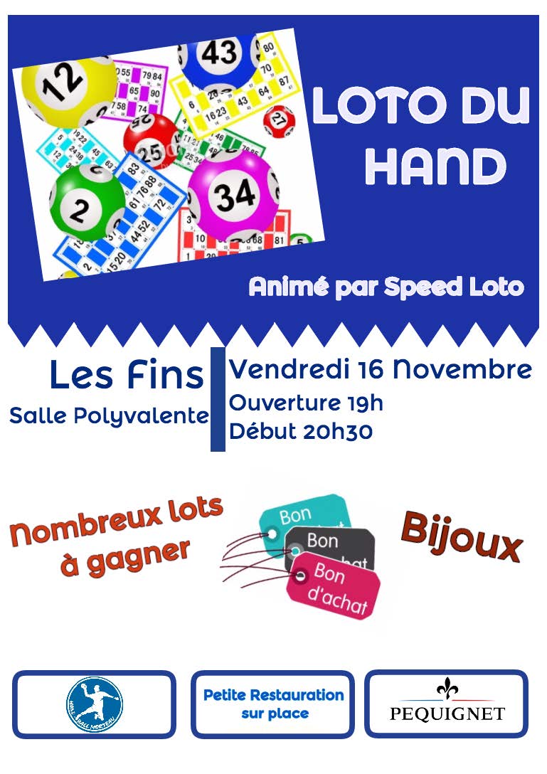 161118 affiche loto hand 16 novembre 2018