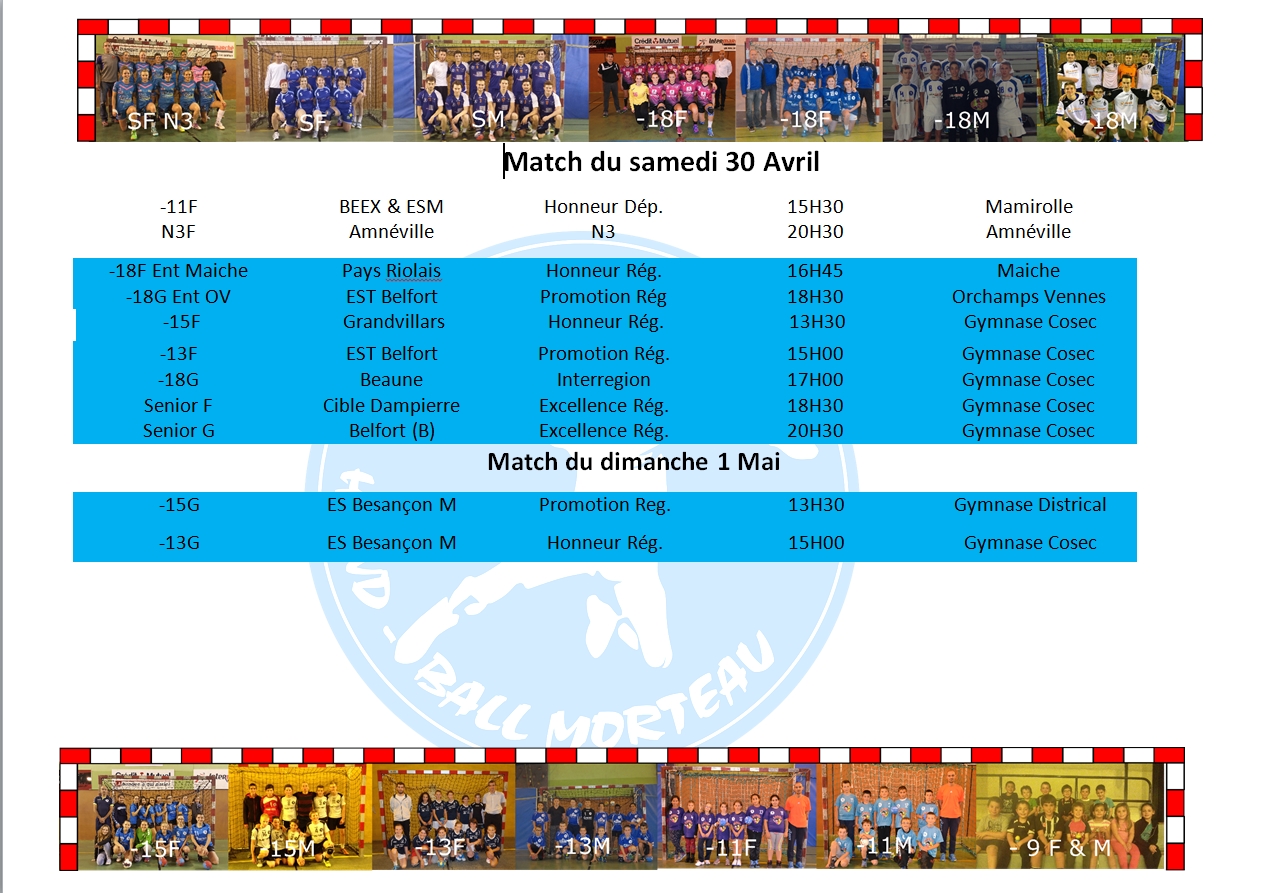 300416 010516 matchs camhb