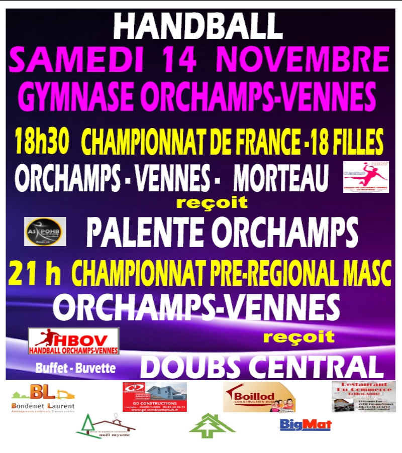 Affiche 18f match 141115