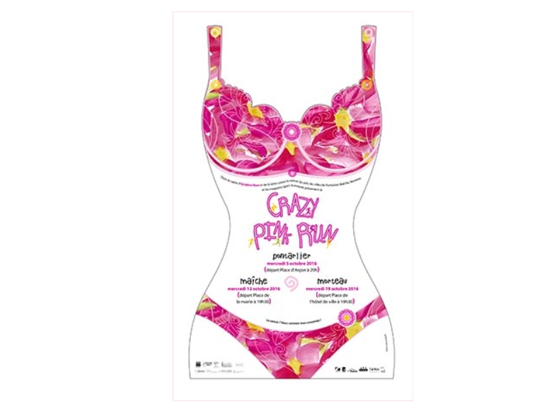 Affiche crazy pink 2016