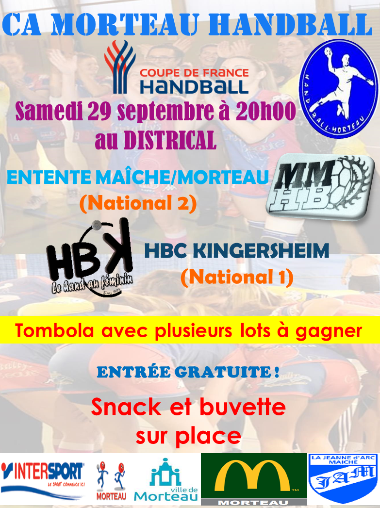 Affiche match n2 coupe de france