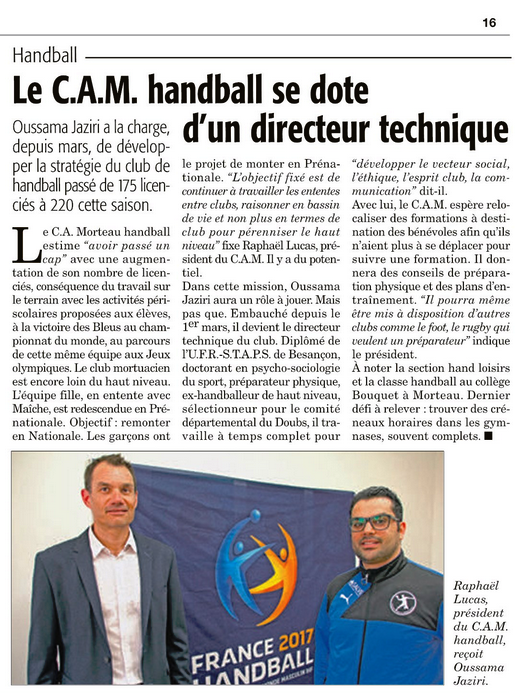 Article de presse