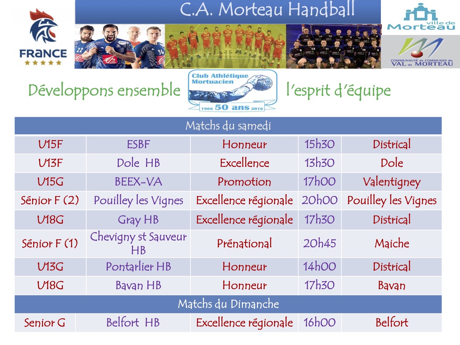 Compe titions de la semaine 10 11 mars