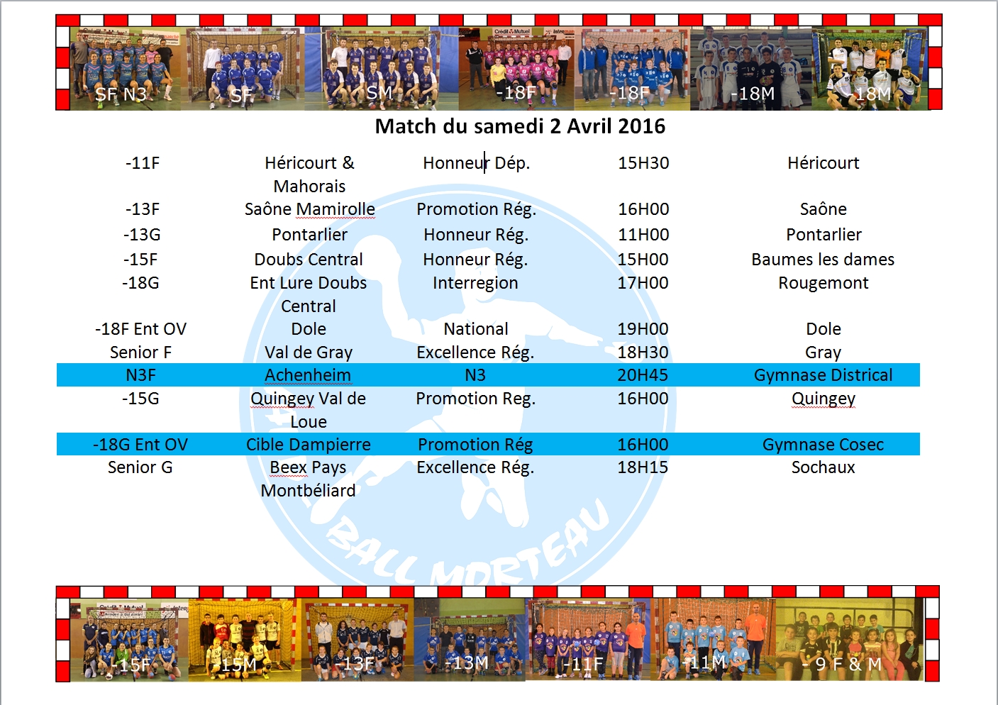 Matchs 020416