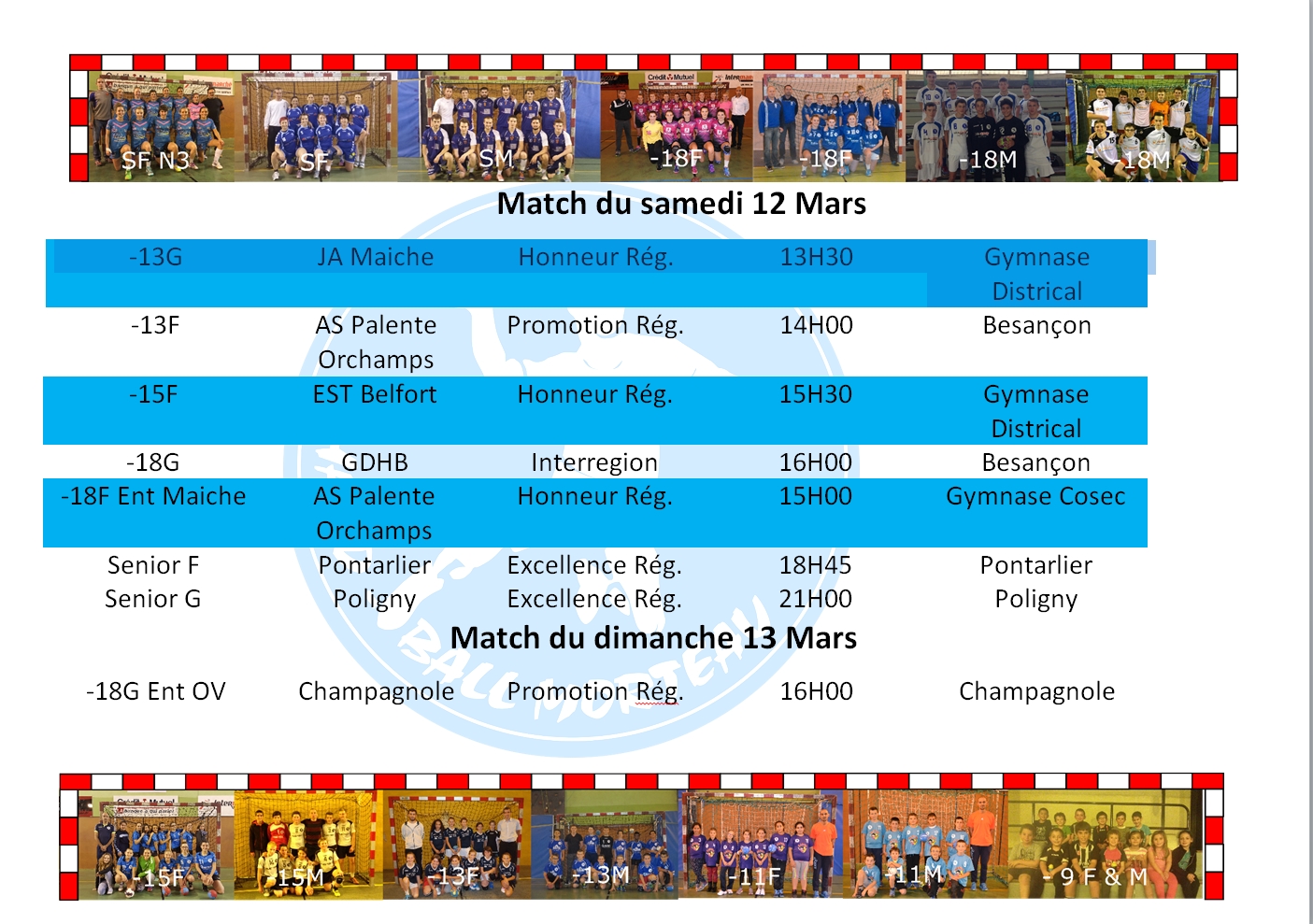 Matchs 12 1303