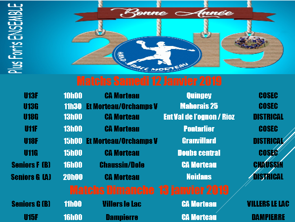 Programme 12 13 janvier