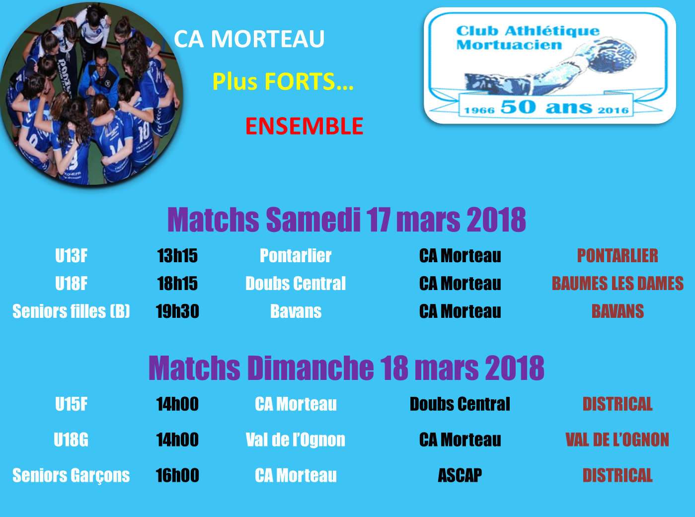 Programme 17 18 mars