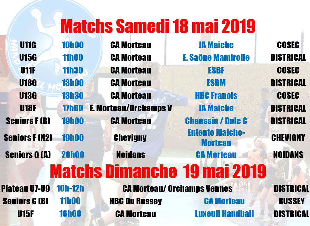 Programme 18 19 mai