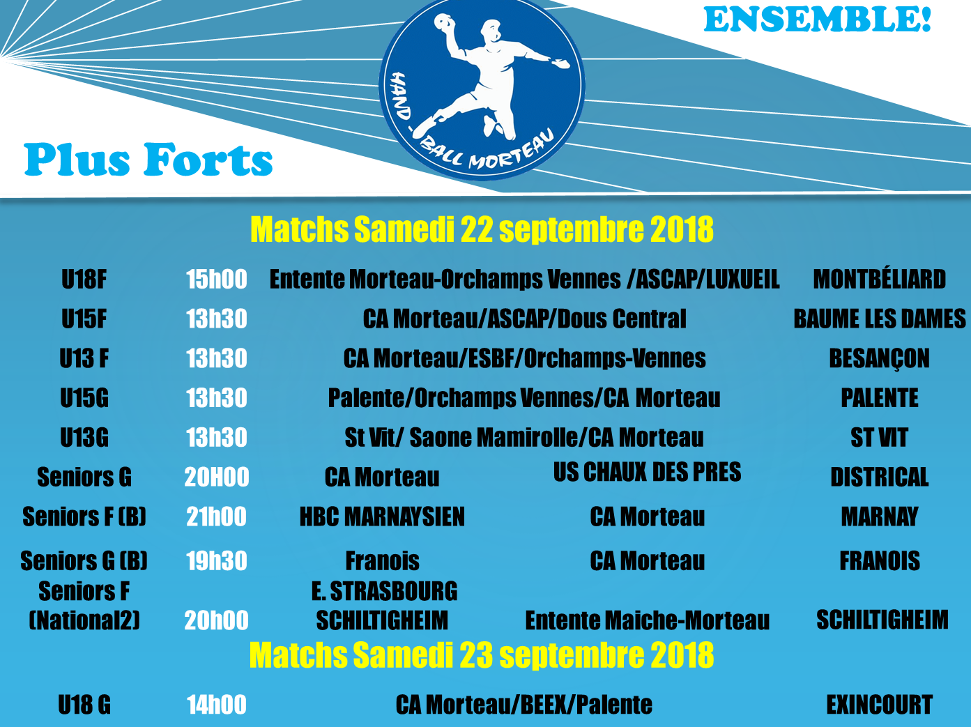 Programme 22 septembre septembre 1