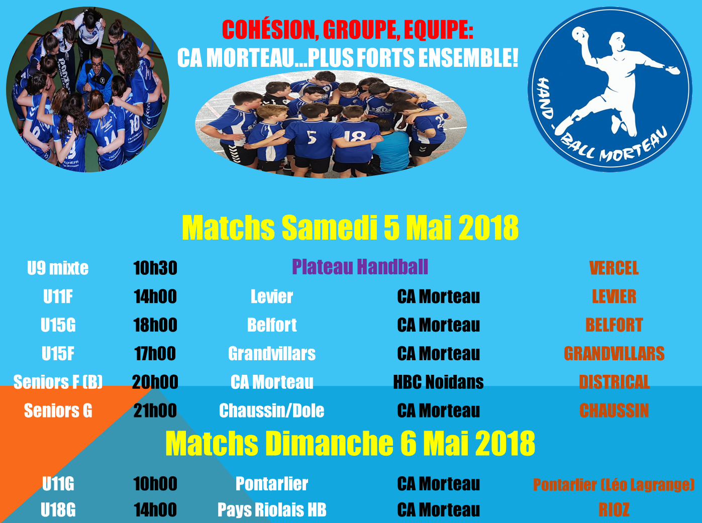 Programme 5 et 6 mai 2018